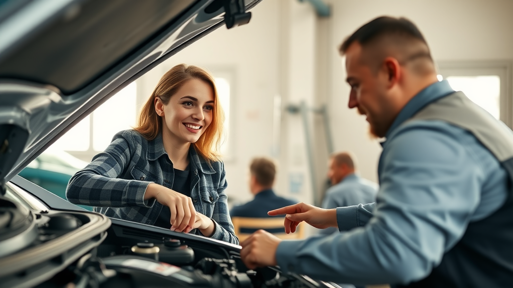 Women gaining car confidence at Aylmer Free Workshop with instructor guidance